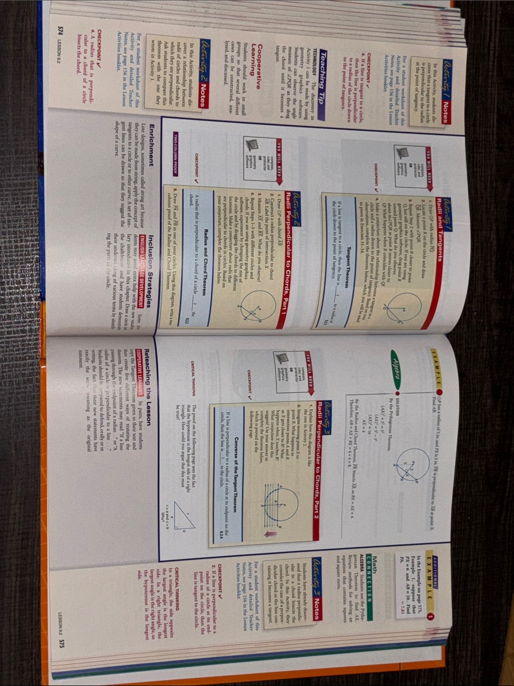 Geometry Textbook - Orange & Blue - Picture 3 of 5